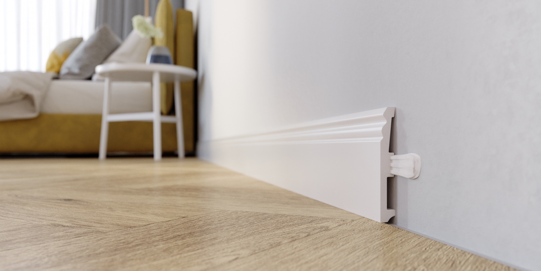 Plinta din duropolimer, 220 x 100 mm, Arbiton STIQ XL